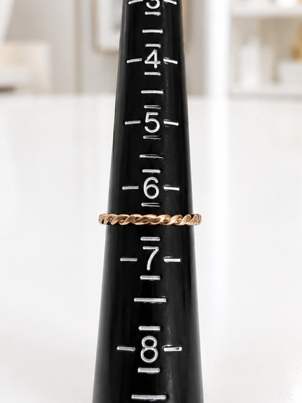 Dainty Copper Ring Size 6.5 - Picture 2 of 2